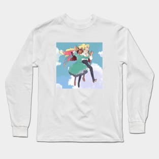 witch and catgirl Long Sleeve T-Shirt